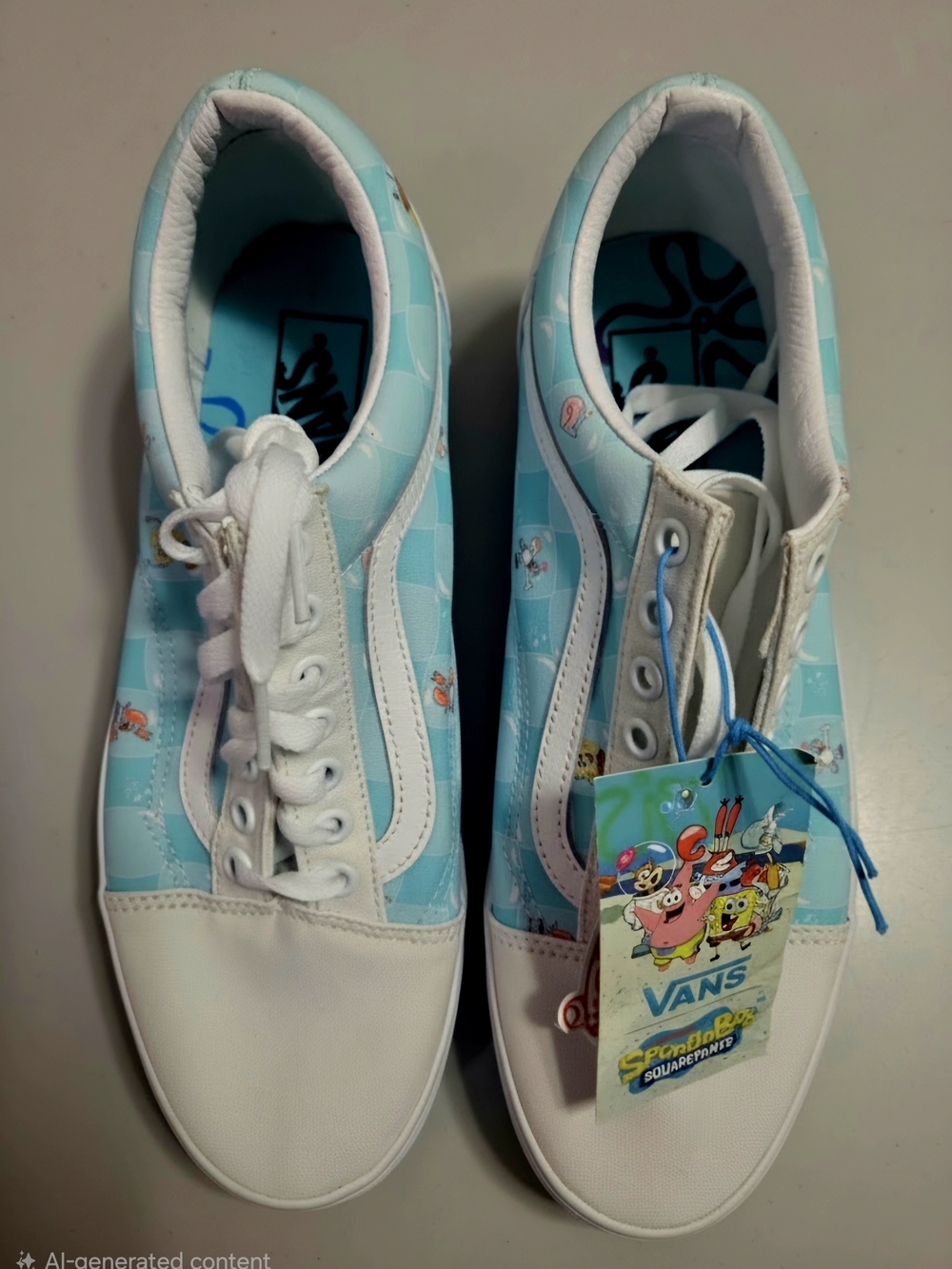 Vans Sneakers Spongebob Squarepants Old Skool Bikini Bubble Men's Size 9